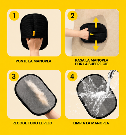1 Manopla CleanHair + otra de REGALO