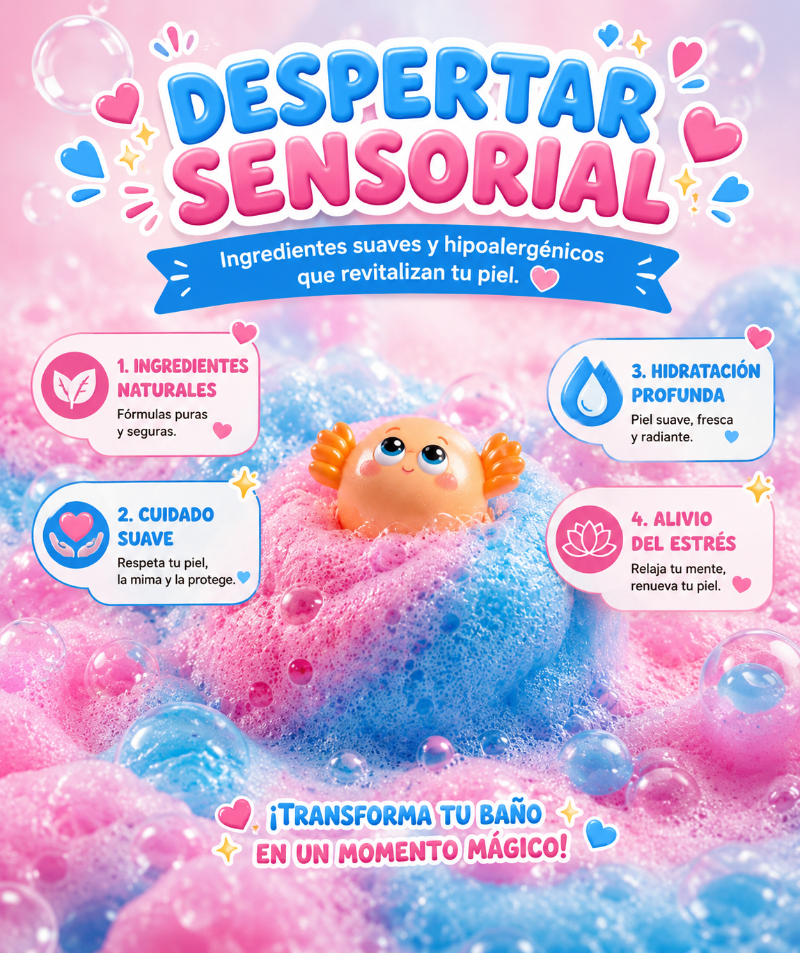 12 PCS  – Bombas de baño para niños con juguete sorpresa Magicpop + Toalla de regalo