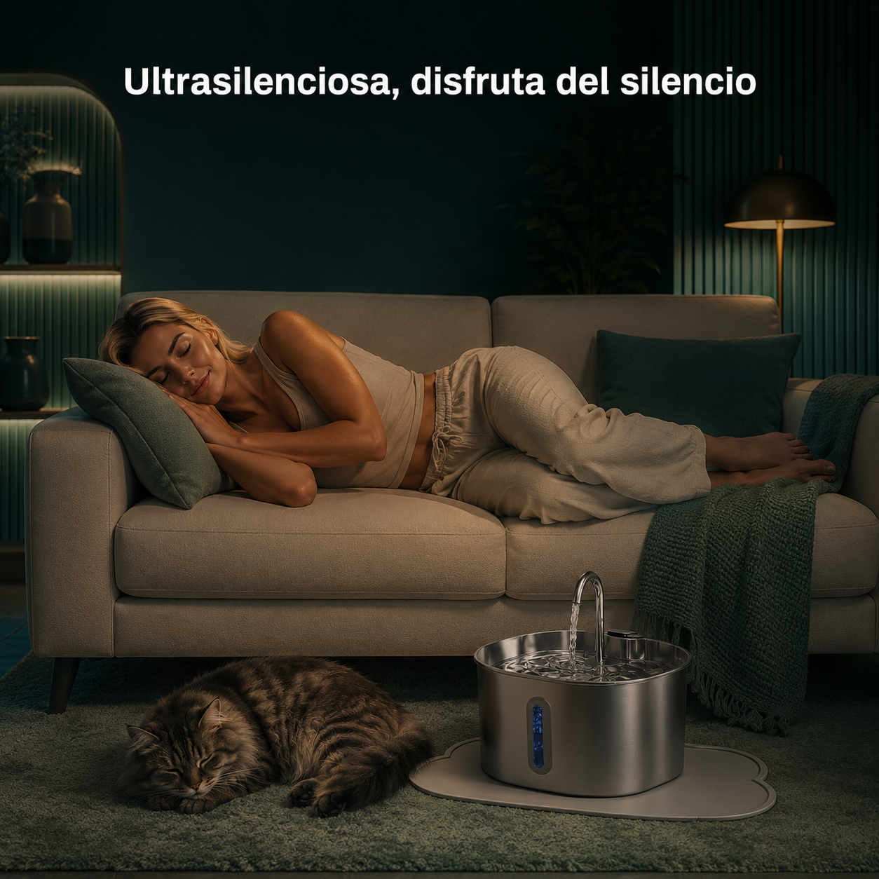 Fuente de Acero Inoxidable-MiAqua.